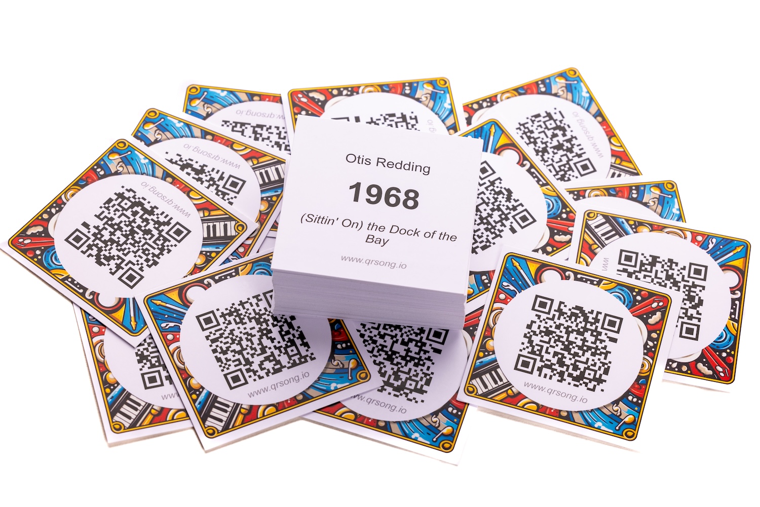 Physical QR Music Cards