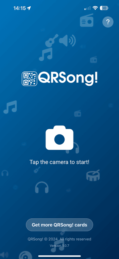 QRSong! app screenshot 1